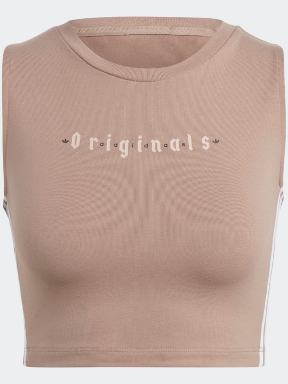 Adidas Originals cropped tank top with logo detailing